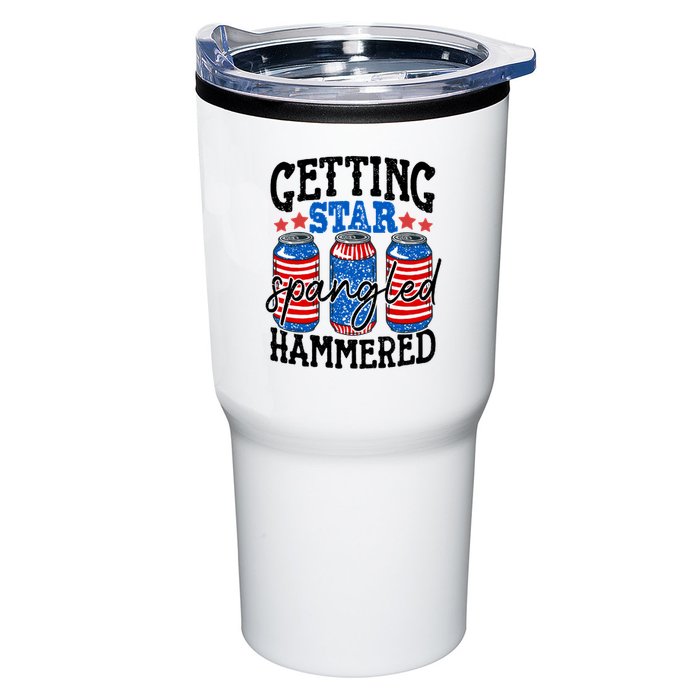 Getting Star Spangled Hammered Funny 4th Of July Patriotic Meaningful Gift Tumbler