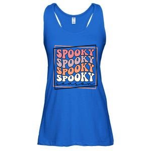 Groovy Spooky Season Retro Spooky Vibes Halloween Gift Ladies Essential Flowy Tank