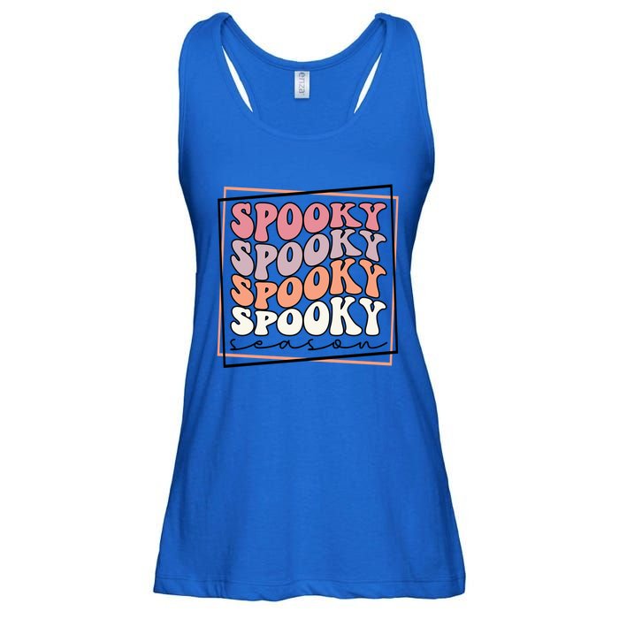 Groovy Spooky Season Retro Spooky Vibes Halloween Gift Ladies Essential Flowy Tank