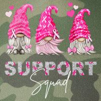 Gnome Support Squad Breast Cancer Legacy Tie Dye Trucker Hat