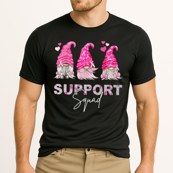 Gnome Support Squad Breast Cancer Performance Shirt