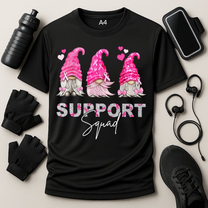 Gnome Support Squad Breast Cancer Performance Shirt