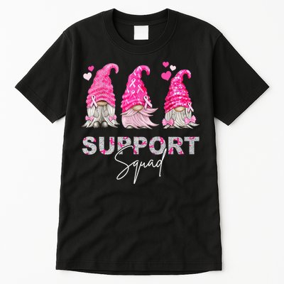 Gnome Support Squad Breast Cancer Tall T-Shirt