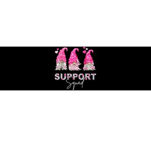 Gnome Support Squad Breast Cancer Bumper Sticker