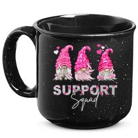 Gnome Support Squad Breast Cancer 15oz Campfire Ceramic Mug