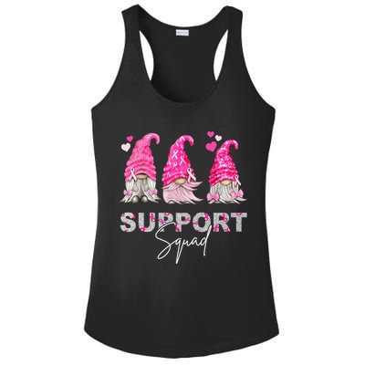Gnome Support Squad Breast Cancer Ladies PosiCharge Competitor Racerback Tank