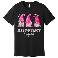 Gnome Support Squad Breast Cancer Premium T-Shirt