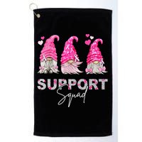 Gnome Support Squad Breast Cancer Golf Towel