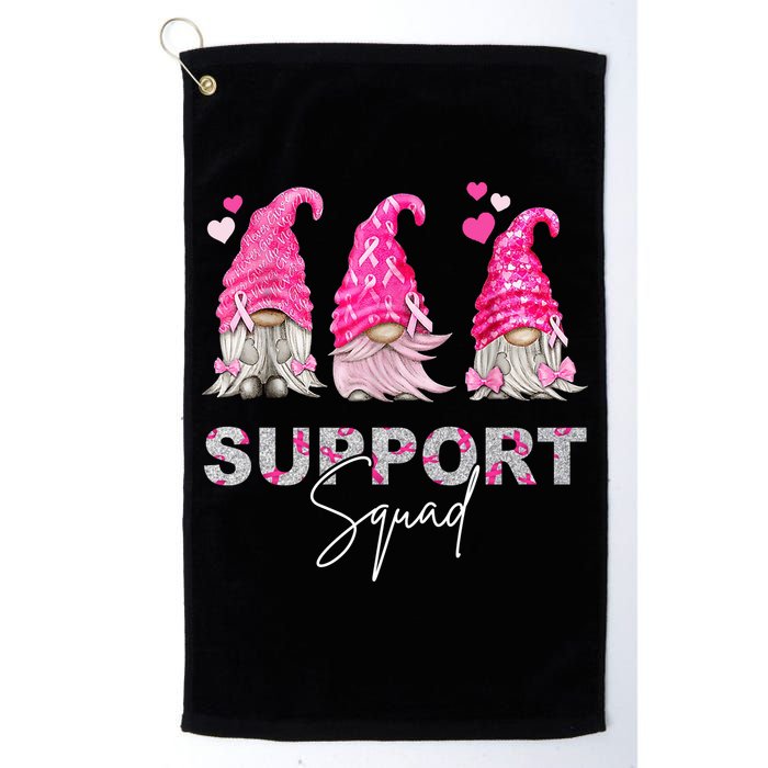 Gnome Support Squad Breast Cancer Golf Towel