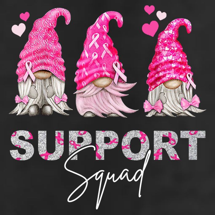 Gnome Support Squad Breast Cancer Golf Towel