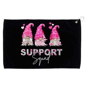 Gnome Support Squad Breast Cancer Grommeted Golf Towel