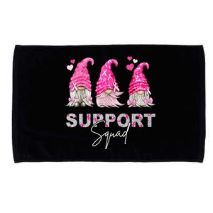 Gnome Support Squad Breast Cancer Microfiber Hand Towel