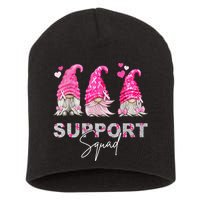Gnome Support Squad Breast Cancer Short Acrylic Beanie
