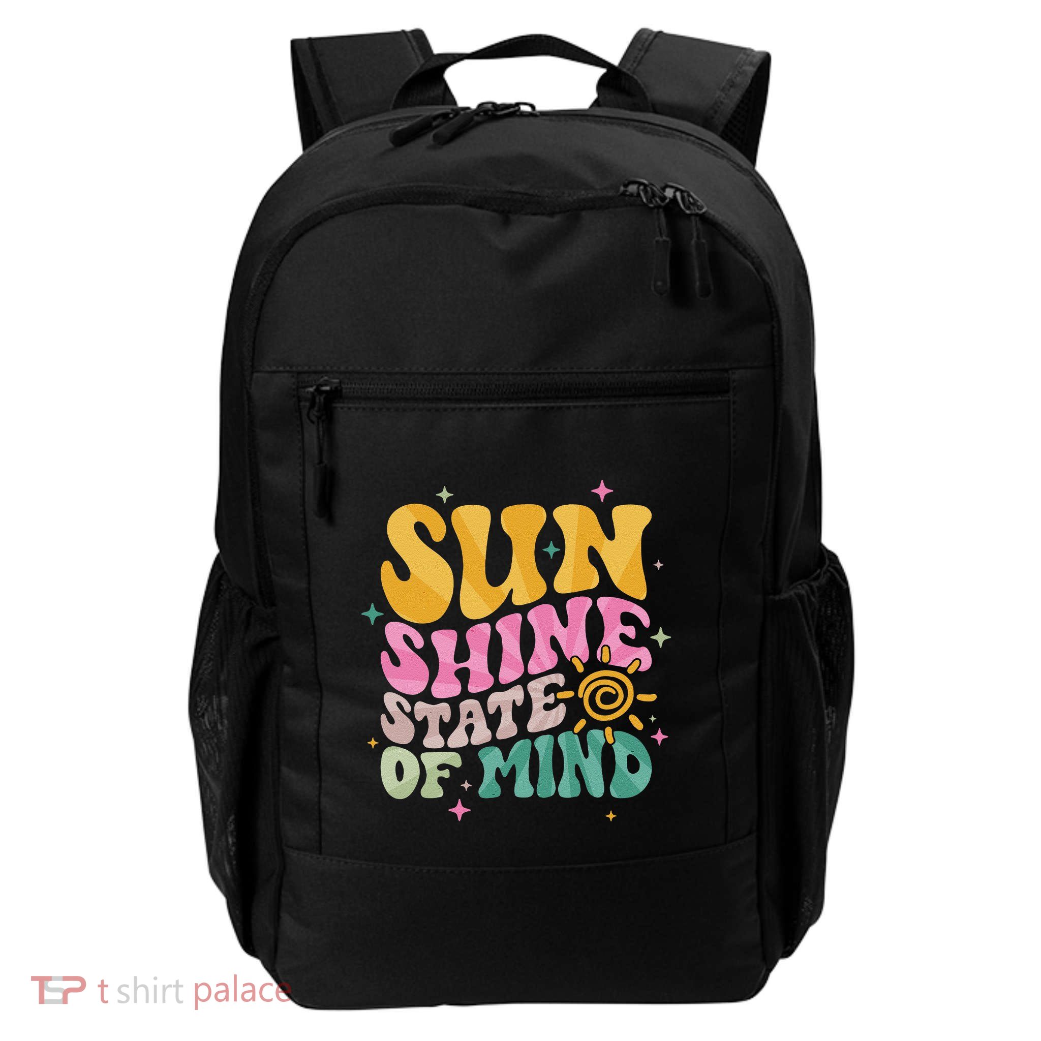 Groovy Sunshine State Of Mind Summer Break Vacation Backpack