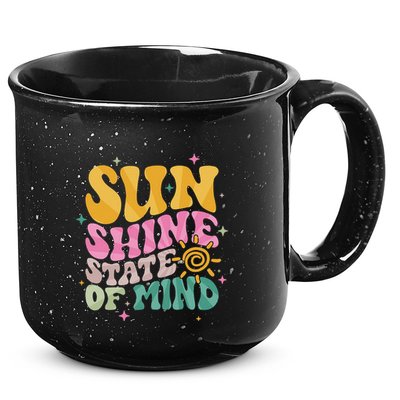 Groovy Sunshine State Of Mind Summer Break Vacation 15oz Campfire Ceramic Mug