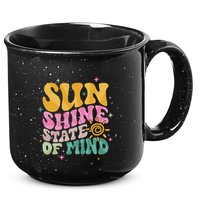 Groovy Sunshine State Of Mind Summer Break Vacation 15oz Campfire Ceramic Mug