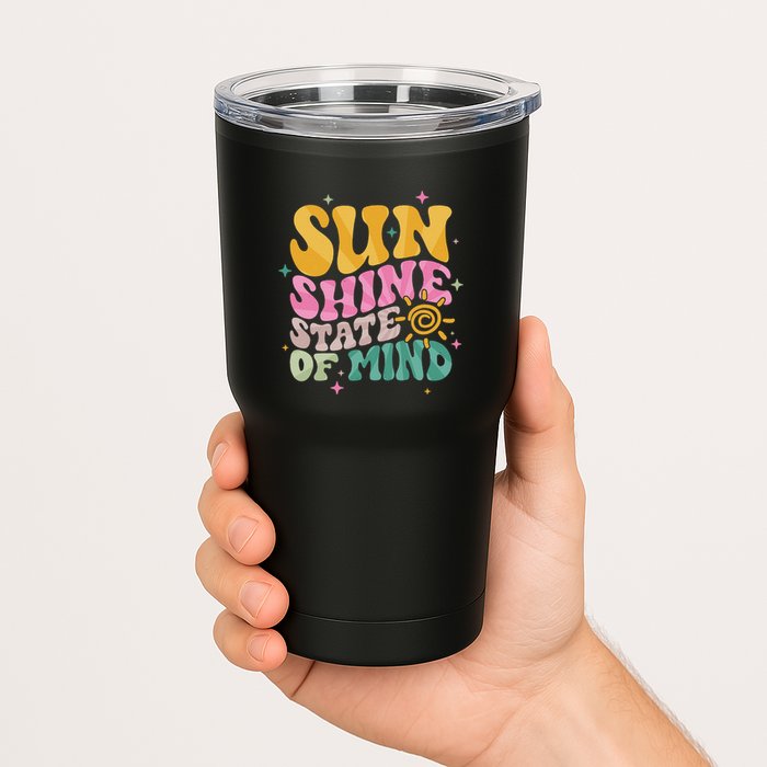 Groovy Sunshine State Of Mind Summer Break Vacation Tumbler