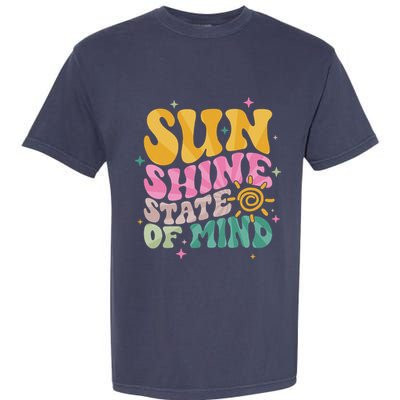 Groovy Sunshine State Of Mind Summer Break Vacation Comfort Colors T-Shirt