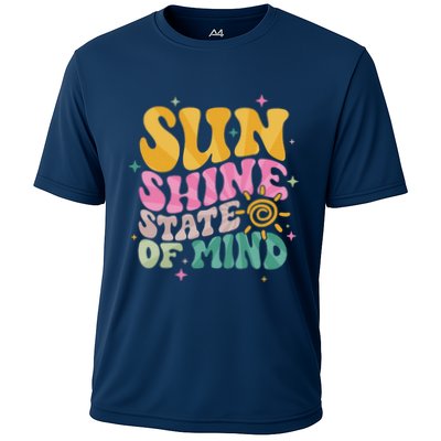 Groovy Sunshine State Of Mind Summer Break Vacation Performance Shirt