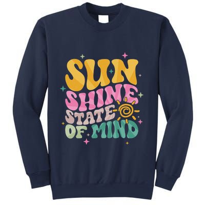 Groovy Sunshine State Of Mind Summer Break Vacation Sweatshirt