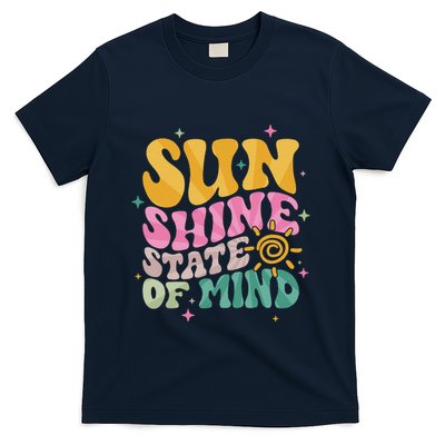 Groovy Sunshine State Of Mind Summer Break Vacation T-Shirt