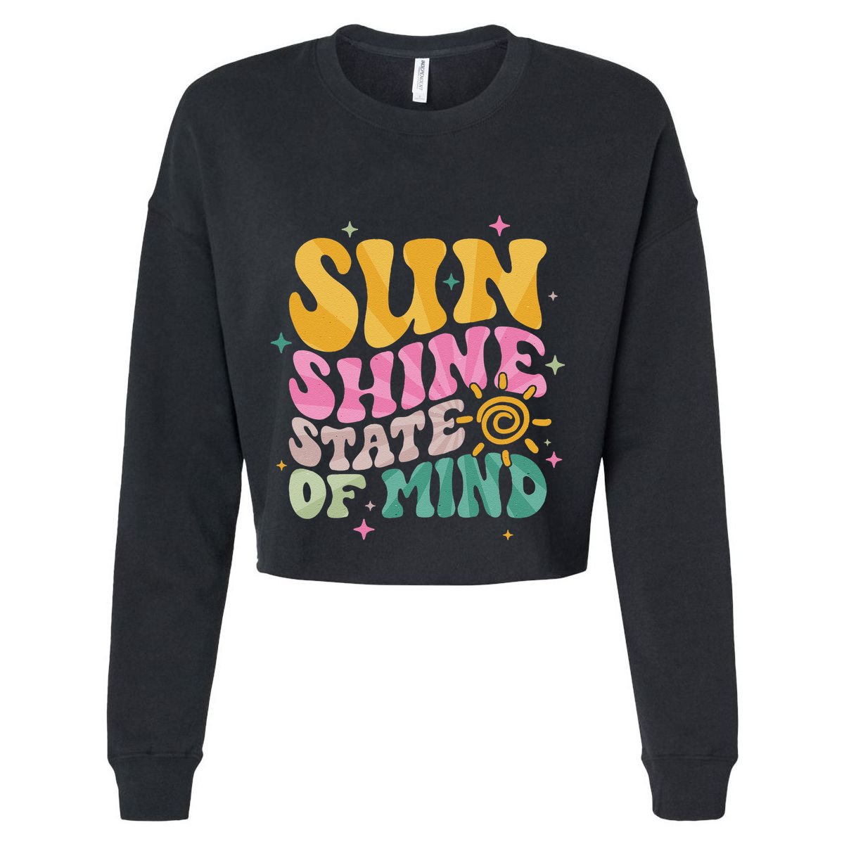 Groovy Sunshine State Of Mind Summer Break Vacation V-Neck T-Shirt