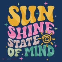 Groovy Sunshine State Of Mind Summer Break Vacation Sustainable Bucket Hat