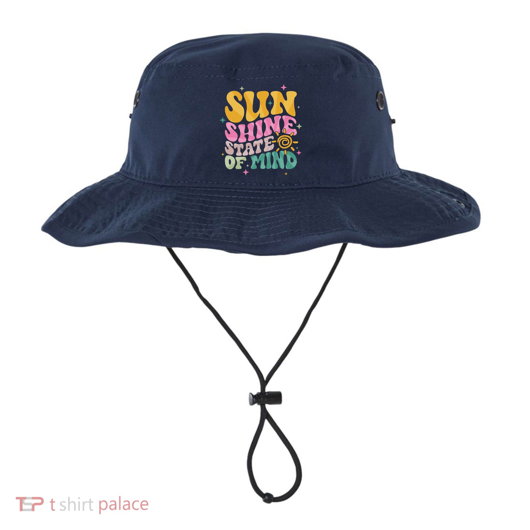 Groovy Sunshine State Of Mind Summer Break Vacation Bucket Hat