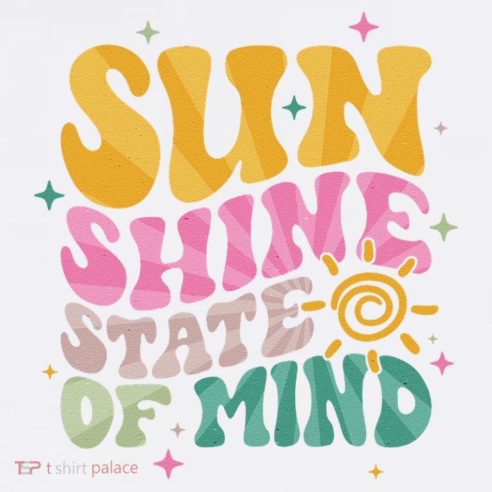 Groovy Sunshine State Of Mind Summer Break Vacation Garment-Dyed Sweatshirt
