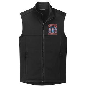 Getting Star Spangled Hammered 4th Of July Retro Style Beer Gift Collective Smooth Fleece Vest