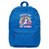 Goodbye School SchoolS Out For Summer Hello Summer Gift 16 in Basic Backpack