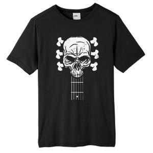 Guitar Skull Skeleton Rock n Roll Music for Guitar Player Tall Fusion ChromaSoft Performance T-Shirt