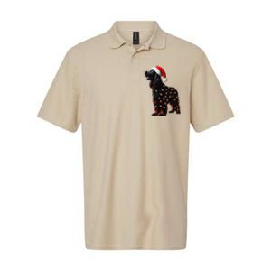 Gordon Setter Santa Hat Christmas Lights Dog Owner Mom Dad Softstyle Adult Sport Polo