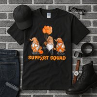 Gnomes Support Squad MS Awareness Orange Ribbon Tall T-Shirt