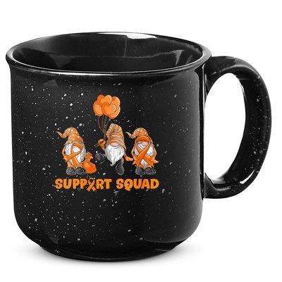 Gnomes Support Squad MS Awareness Orange Ribbon 15oz Campfire Ceramic Mug
