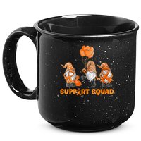 Gnomes Support Squad MS Awareness Orange Ribbon 15oz Campfire Ceramic Mug