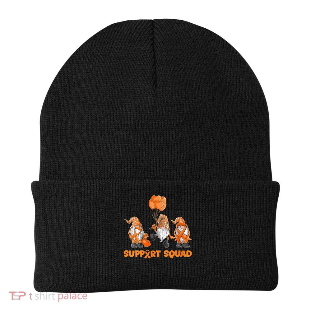 Gnomes Support Squad MS Awareness Orange Ribbon Beanie