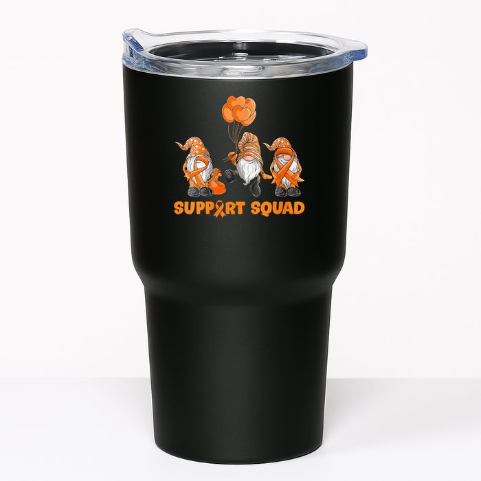 Gnomes Support Squad MS Awareness Orange Ribbon Tumbler