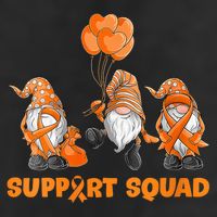 Gnomes Support Squad MS Awareness Orange Ribbon Tumbler