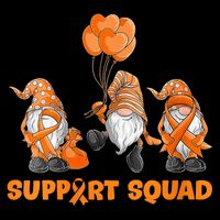 Gnomes Support Squad MS Awareness Orange Ribbon Toddler Sweatshirt