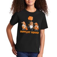 Gnomes Support Squad MS Awareness Orange Ribbon Kids T-Shirt