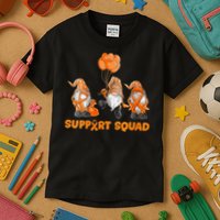 Gnomes Support Squad MS Awareness Orange Ribbon Kids T-Shirt