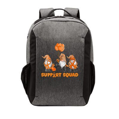 Gnomes Support Squad MS Awareness Orange Ribbon Vector Backpack