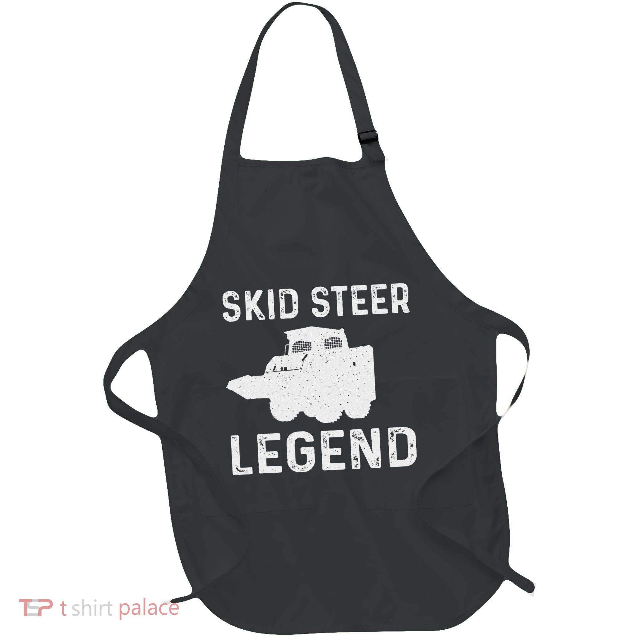 Great Skid Sr Legend Costume Construction Machinery Full-Length Apron With Pockets