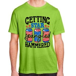 Getting Star Spangled Hammered Funny 4th Of July Patriotic Cute Gift Adult ChromaSoft Performance T-Shirt