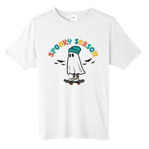 Ghost Skateboard Spooky Season Retro Halloween Costume Tall Fusion ChromaSoft Performance T-Shirt