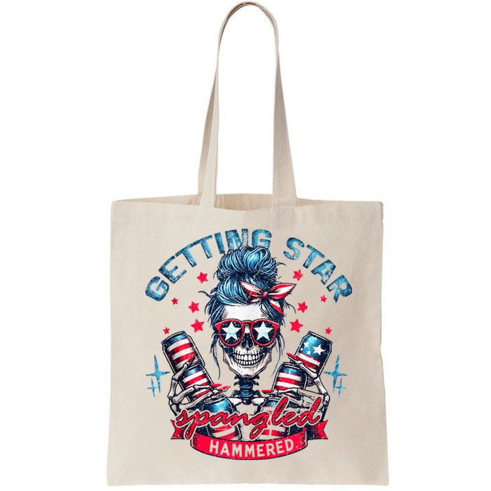 Getting Star Spangled Hammered Skeleton 4th Of July Bag