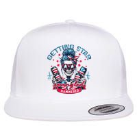 Getting Star Spangled Hammered Skeleton 4th Of July Flatbill Hat
