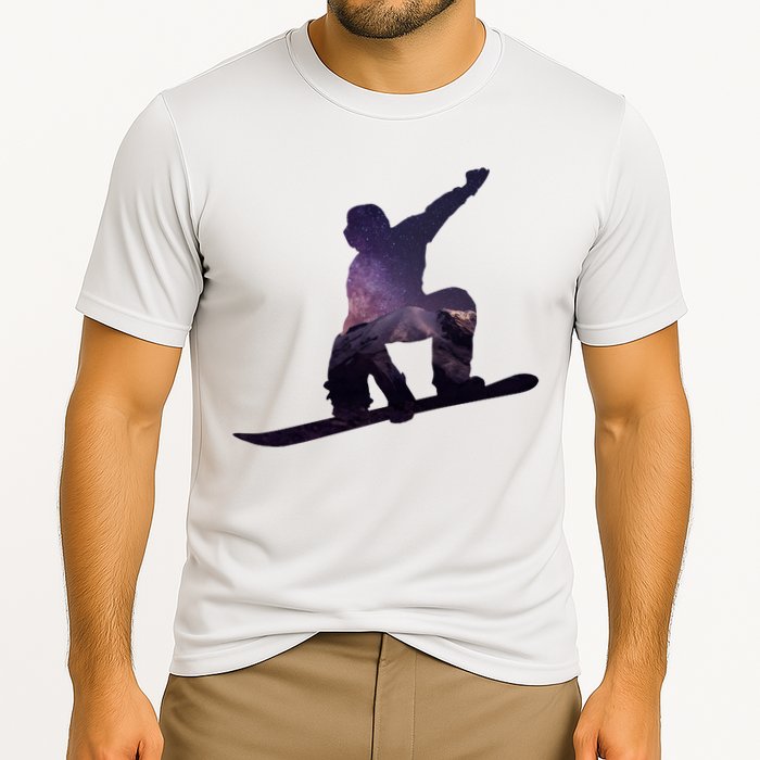 Galaxy Space Ski Boarding Performance Shirt