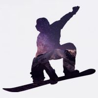 Galaxy Space Ski Boarding Performance Shirt